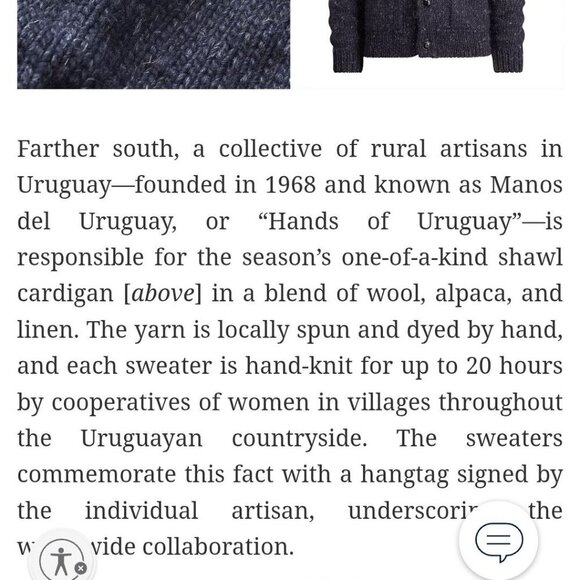 Ralph Lauren Sport Cashmere Wool Vintage Grandpa Cardigan Sweater Pockets Size M - Picture 8 of 8